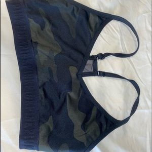 PINK camo sports bra